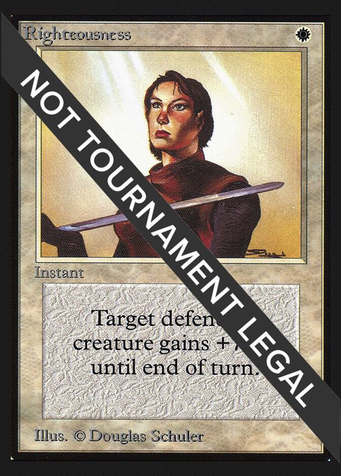 Righteousness (CE) card from Collector's Edition