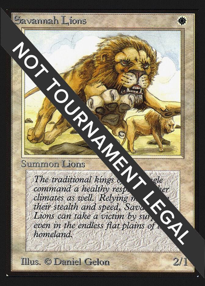 Savannah Lions (CE) card from Collector's Edition