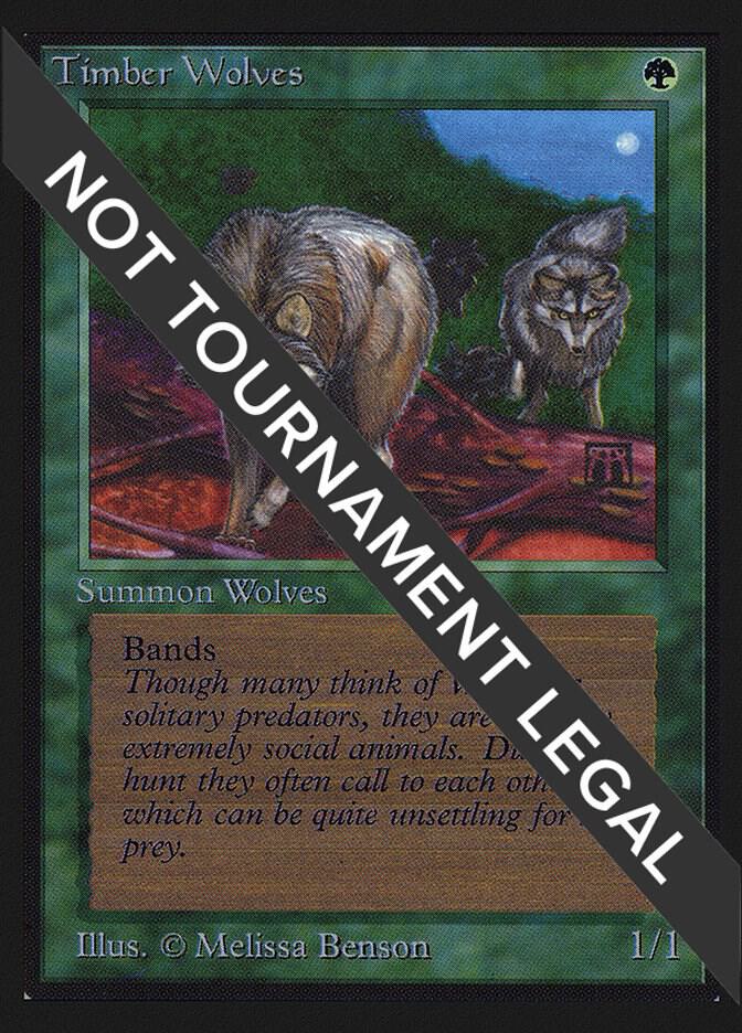 Timber Wolves (CE) card from Collector's Edition