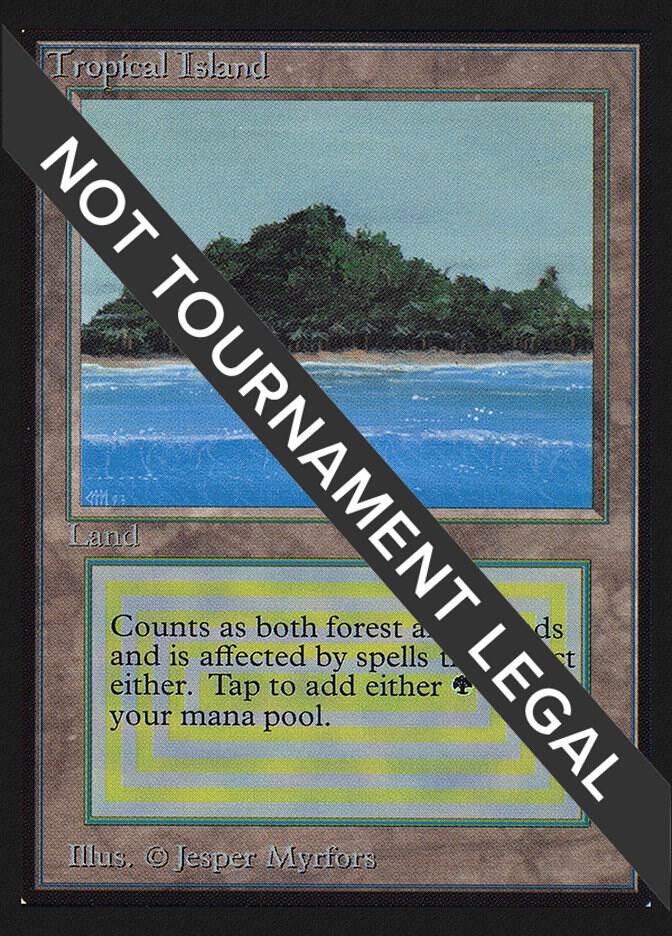 Tropical Island (CE) card from Collector's Edition