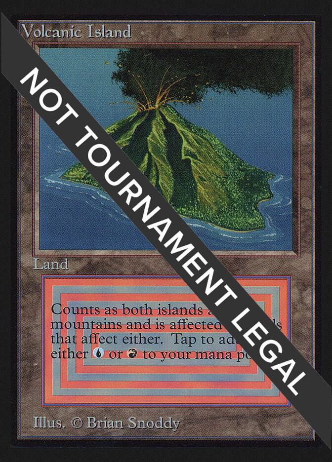 Volcanic Island (CE) card from Collector's Edition