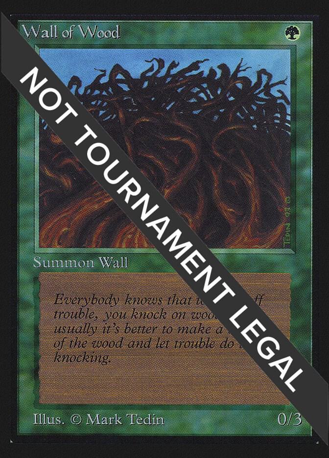 Wall of Wood (CE) card from Collector's Edition