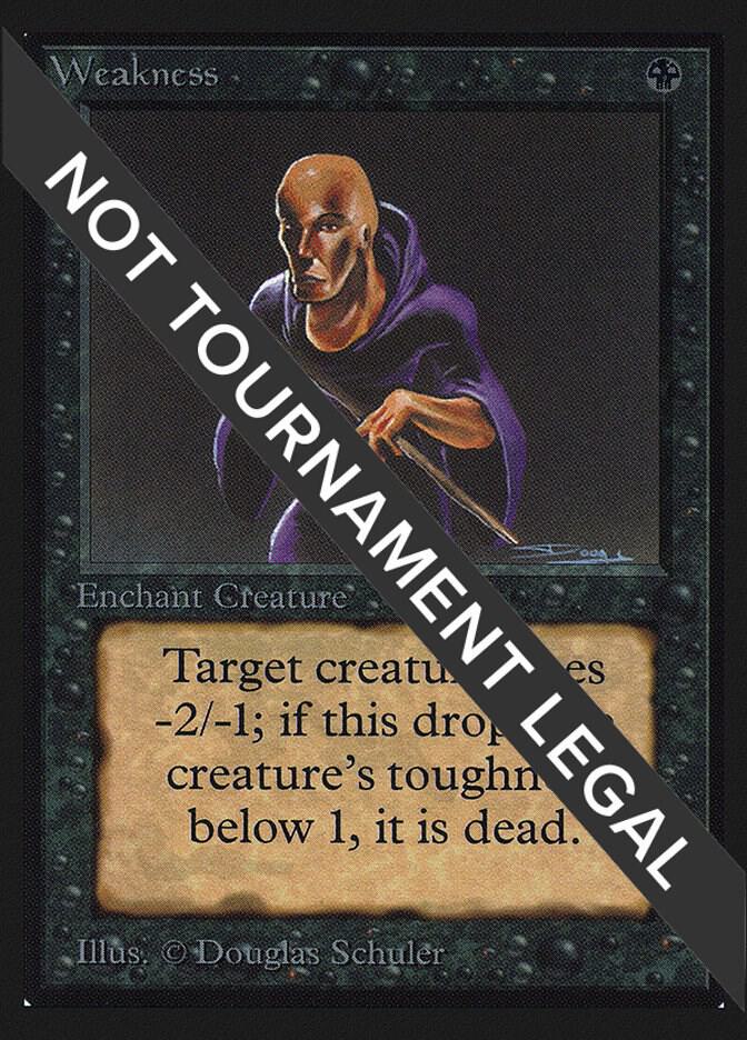 Weakness (CE) card from Collector's Edition