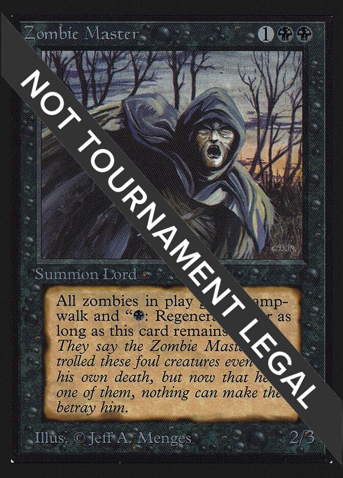 Zombie Master (CE) card from Collector's Edition