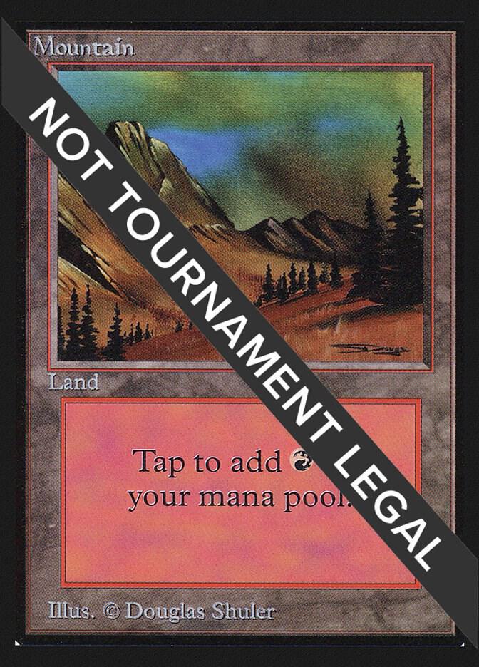 Mountain (C) (CE) 288 card from Collector's Edition