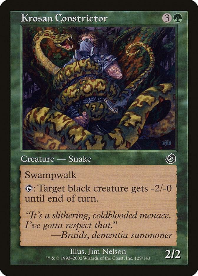 Krosan Constrictor 129 card from Torment