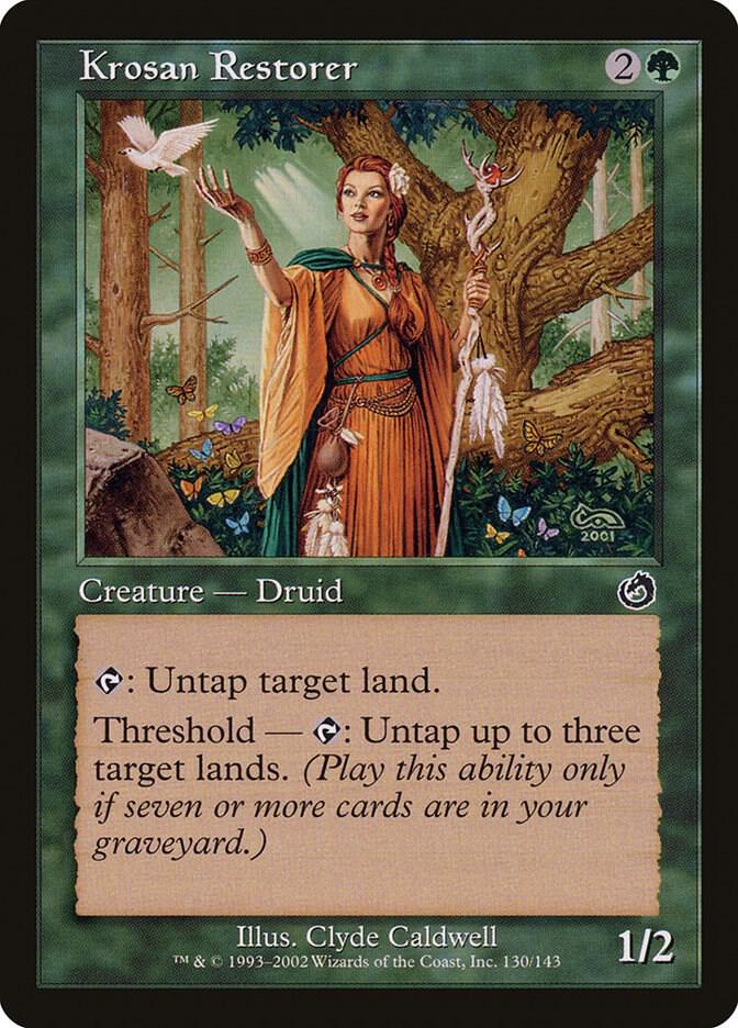 Krosan Restorer 130 card from Torment