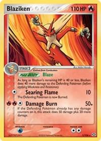 Blaziken - 1/106 (EX Emerald) 001/106 card from Deck Exclusives