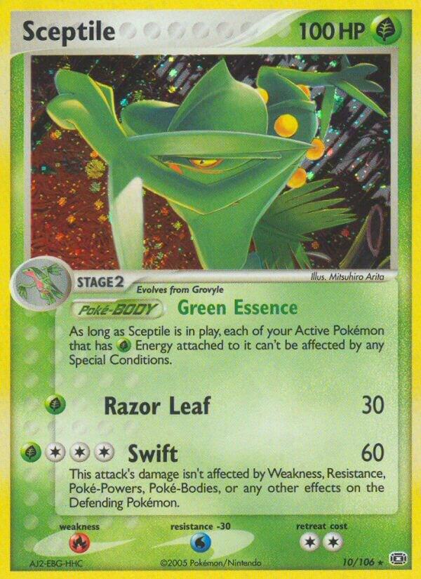 Sceptile 10/106 card from Emerald