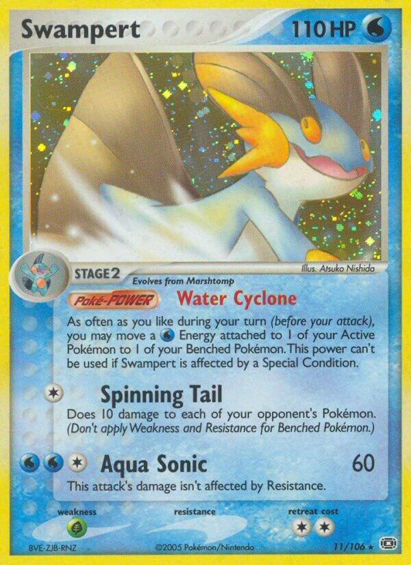 Swampert 11/106 card from Emerald