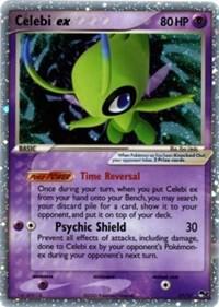 Celebi ex (Holo) 017/017 card from POP Series 2