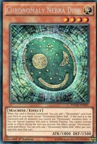 Chronomaly Nebra Disk WSUP-EN001 card from World Superstars