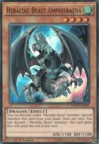 Heraldic Beast Amphisbaena WSUP-EN003 card from World Superstars