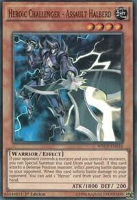 Heroic Challenger - Assault Halberd WSUP-EN016 card from World Superstars