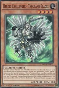Heroic Challenger - Thousand Blades WSUP-EN017 card from World Superstars