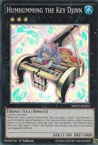 Humhumming the Key Djinn WSUP-EN023 card from World Superstars
