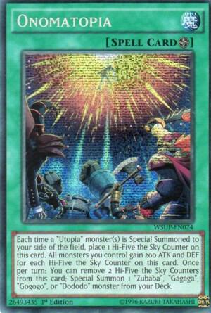 Onomatopia WSUP-EN024 card from World Superstars