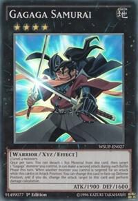 Gagaga Samurai WSUP-EN027 card from World Superstars