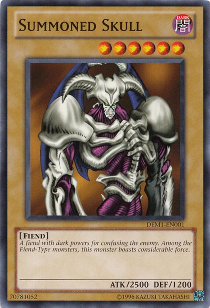 Summoned Skull DEM1-EN001 card from Demo Pack