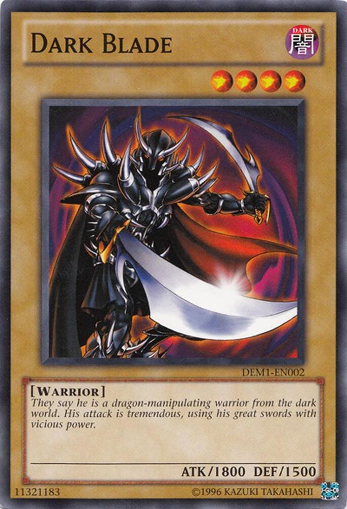 Dark Blade DEM1-EN002 card from Demo Pack