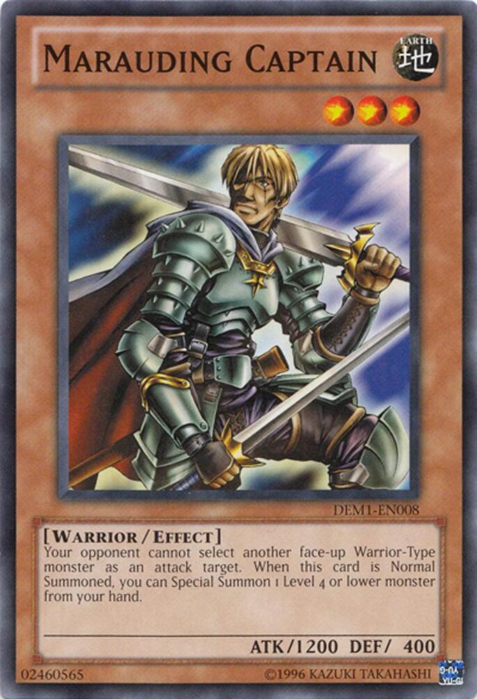 Marauding Captain DEM1-EN008 card from Demo Pack