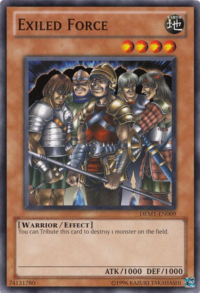 Exiled Force DEM1-EN009 card from Demo Pack