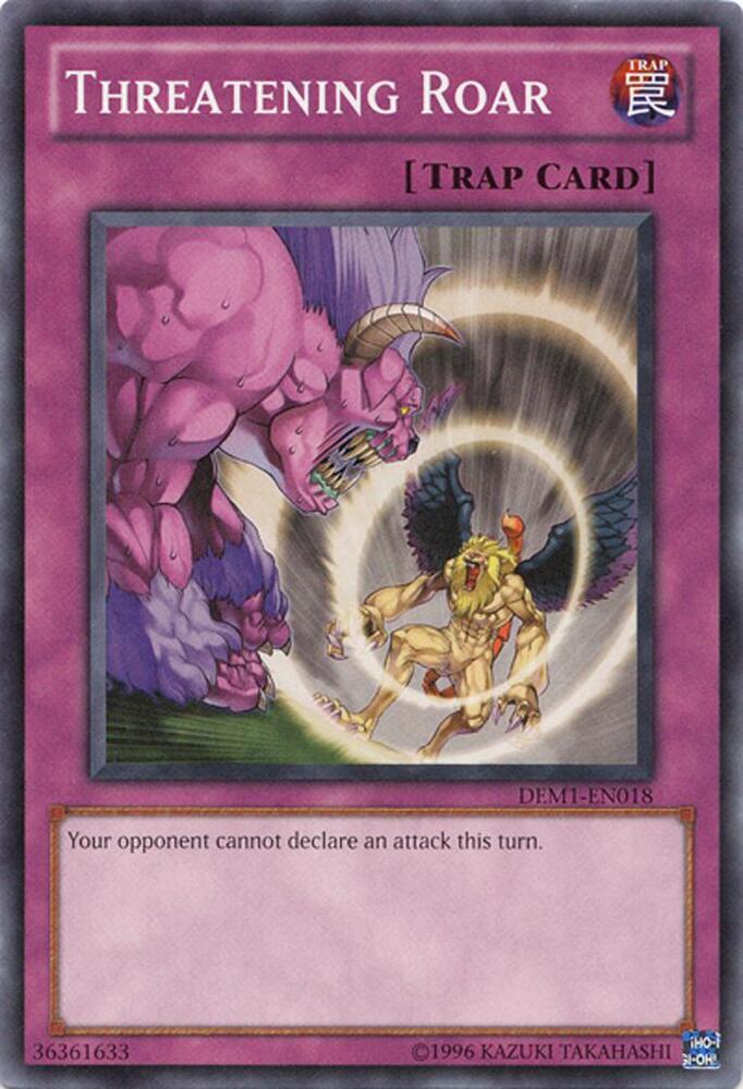 Threatening Roar DEM1-EN018 card from Demo Pack