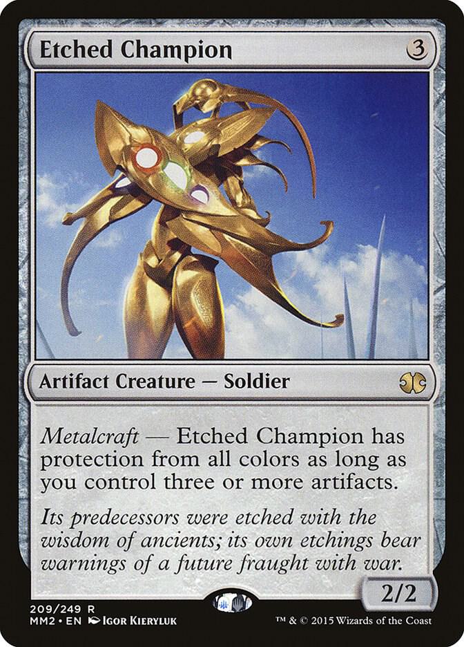 Etched Champion 209 card from Modern Masters 2015