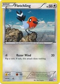 Fletchling (#1) 1/30 card from XY Trainer Kit: Sylveon & Noivern