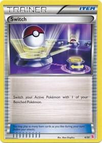 Switch (Sylveon) 4/30 card from XY Trainer Kit: Sylveon & Noivern