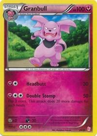 Granbull (#29) 29/30 card from XY Trainer Kit: Sylveon & Noivern