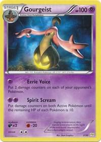 Gourgeist 2/30 card from XY Trainer Kit: Sylveon & Noivern