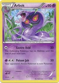 Arbok 3/30 card from XY Trainer Kit: Sylveon & Noivern