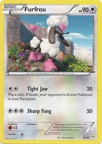 Furfrou (#20 - Noivern) 20/30 card from XY Trainer Kit: Sylveon & Noivern
