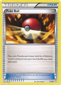 Poke Ball (Noivern) 21/30 card from XY Trainer Kit: Sylveon & Noivern