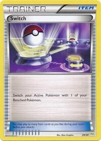 Switch (Noivern) 4/30 card from XY Trainer Kit: Sylveon & Noivern