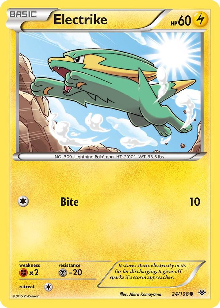 Electrike 24/108 card from XY - Roaring Skies