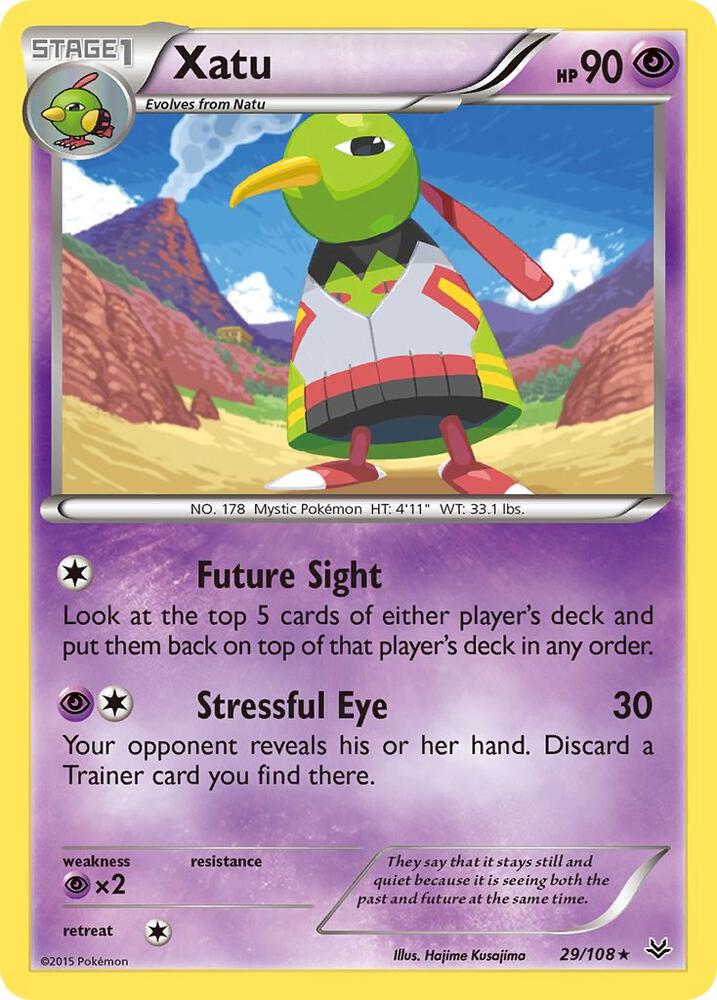 Xatu 29/108 card from XY - Roaring Skies