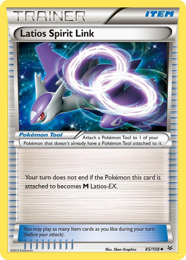 Latios Spirit Link 85/108 card from XY - Roaring Skies