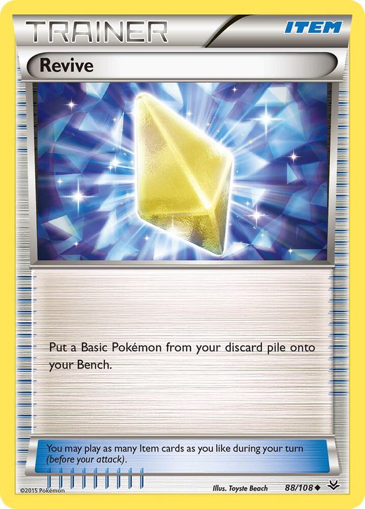 Revive 88/108 card from XY - Roaring Skies