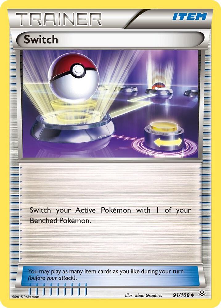 Switch 91/108 card from XY - Roaring Skies