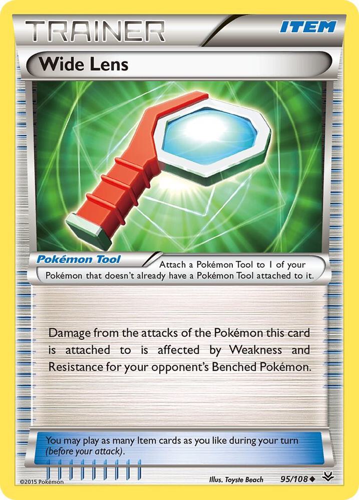 Wide Lens 95/108 card from XY - Roaring Skies