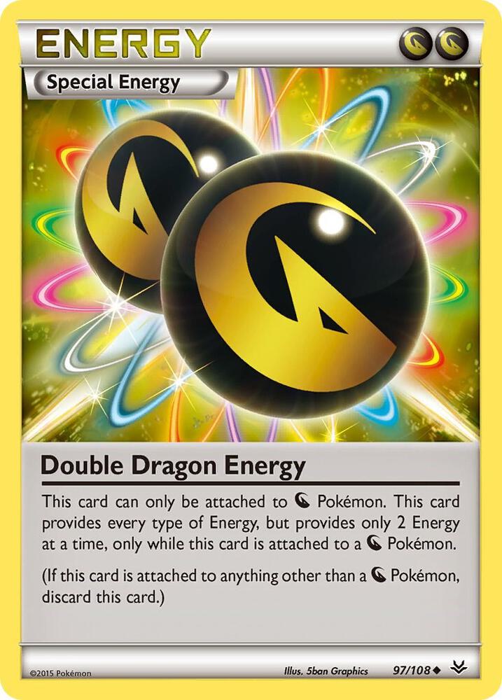Double Dragon Energy 97/108 card from XY - Roaring Skies
