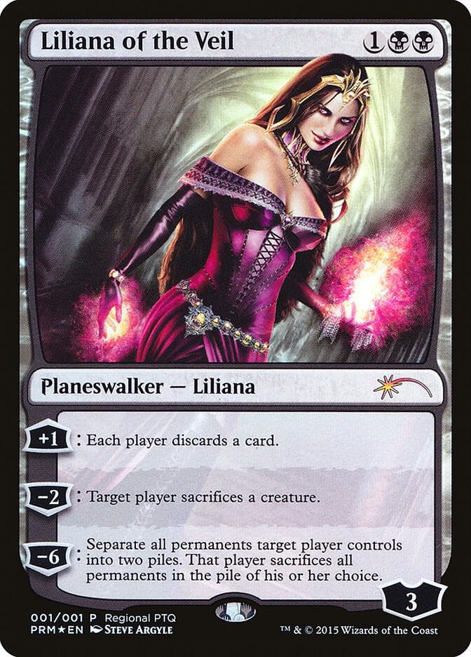 Liliana of the Veil 1 card from Pro Tour Promos
