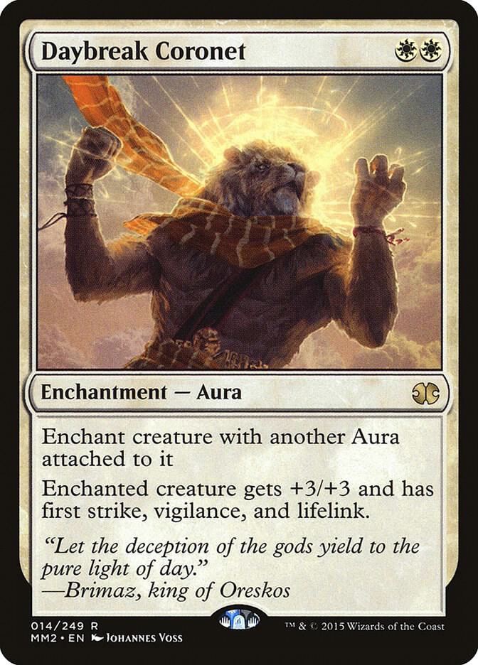 Daybreak Coronet 14 card from Modern Masters 2015
