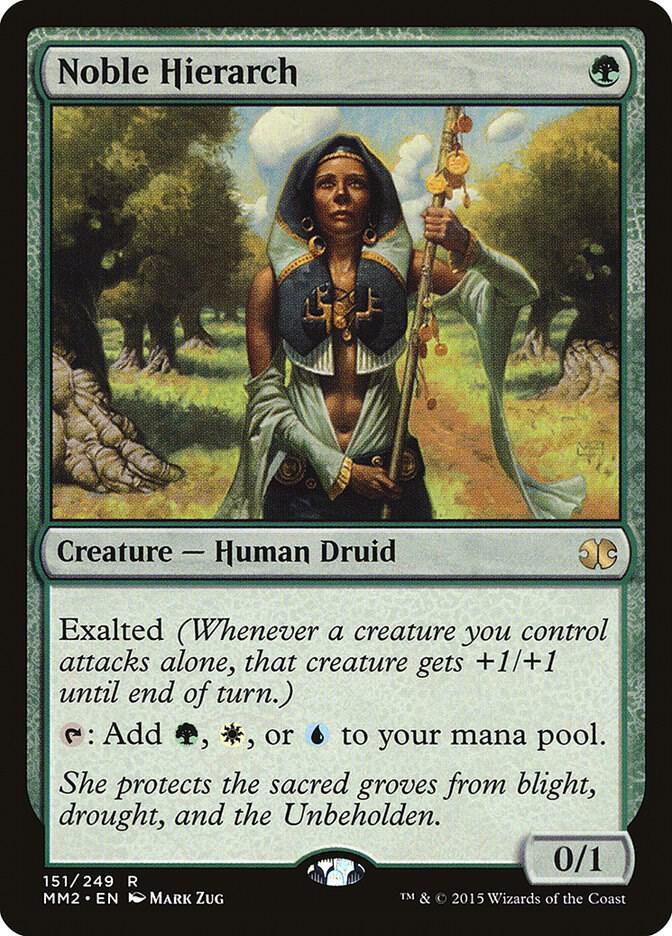 Noble Hierarch 151 card from Modern Masters 2015