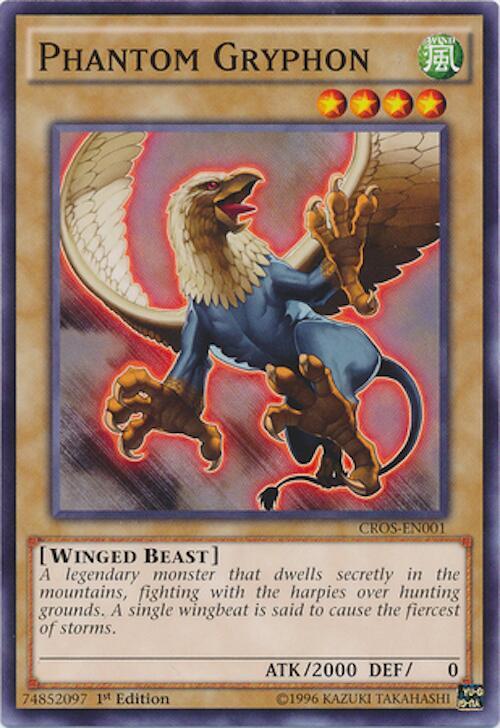 Phantom Gryphon CROS-EN001 card from Crossed Souls