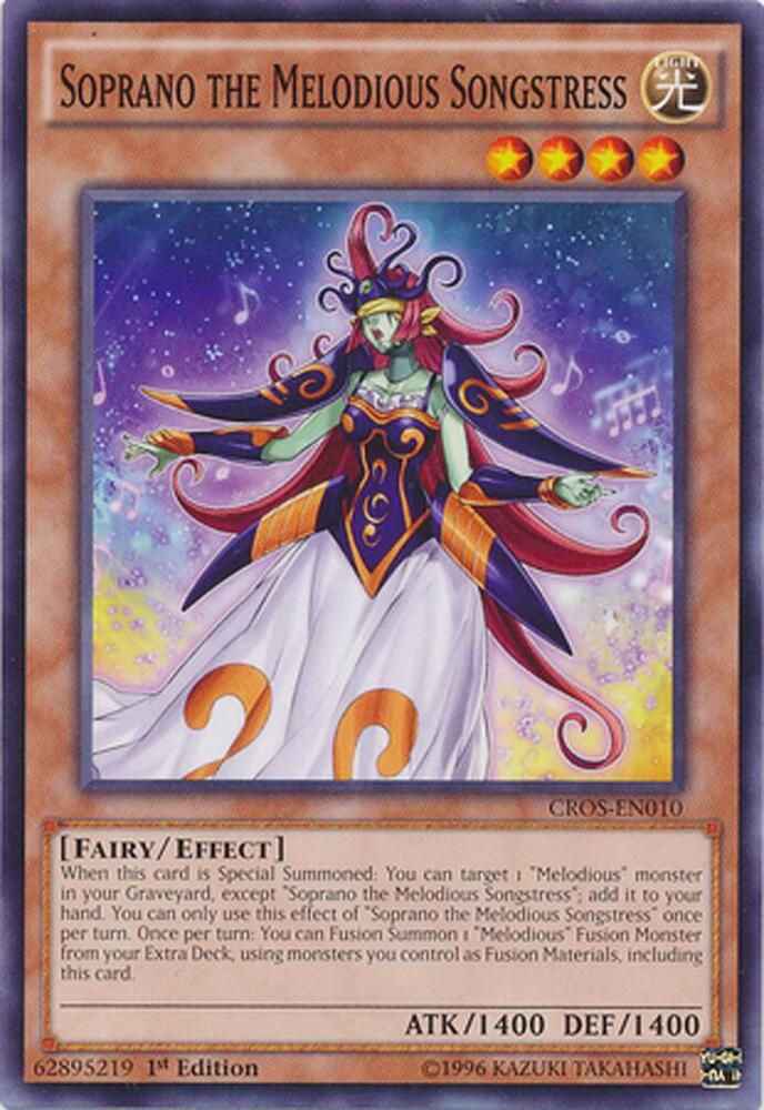 Soprano the Melodious Songstress CROS-EN010 card from Crossed Souls