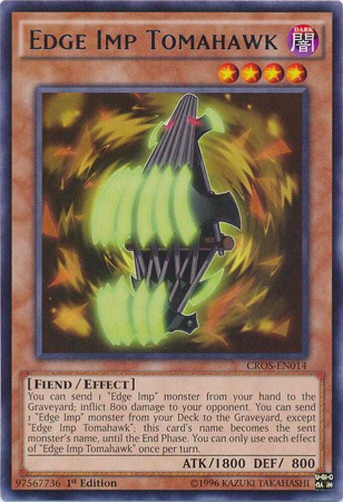 Edge Imp Tomahawk CROS-EN014 card from Crossed Souls