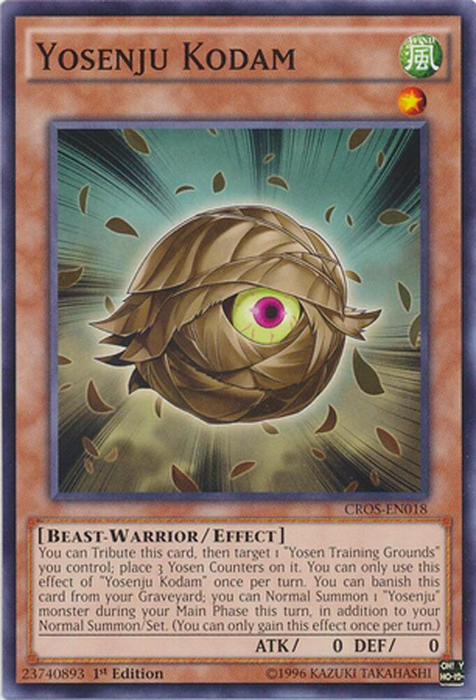 Yosenju Kodam CROS-EN018 card from Crossed Souls